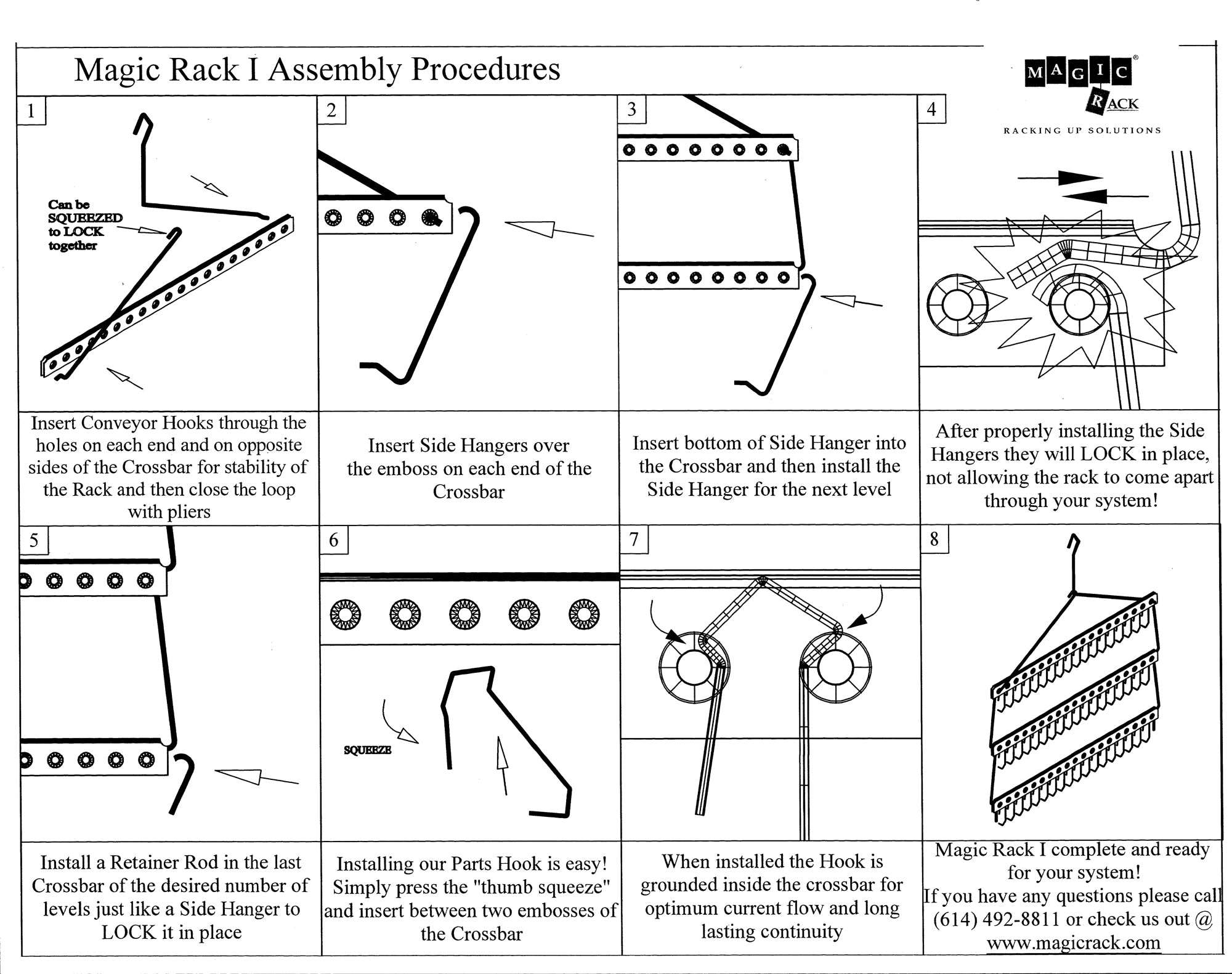 Magic Rack I – Starter Kit (Paint Application Racking System)